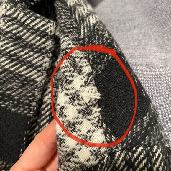 Motel Rocks Plaid Oversized Jacket Size Small - Picture 5 of 5